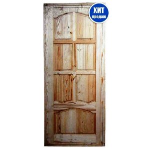 Дверь (массив сосны) ДФГ 0,7х2,1м  (р-р полотна 0,6м)