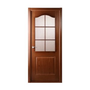 Дверь (Шпон) Капричеза 20-8 файн-лайн орех остекленная