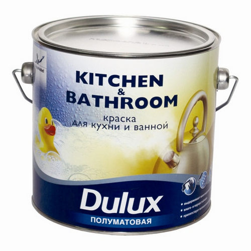 Краска ВД DULUX для кухни и ванной п/мат BW 1л