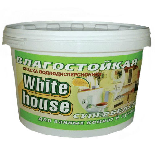 Краска ВД White house влагостойкая для кухонь и ванных  7кг