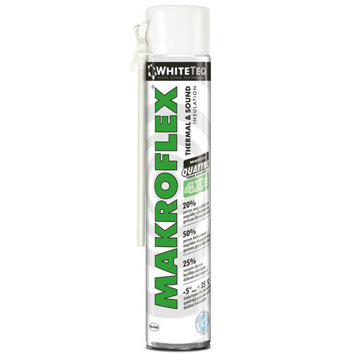 Пена монтажная MAKROFLEX WhiteTeq белая технология стандарт 750мл Henkel