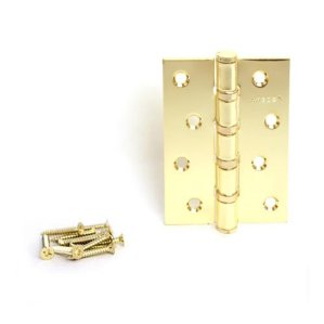 Петля дверная Apecs 100*70-B4-Steel-G-Blister золото универсальная с подшипниками