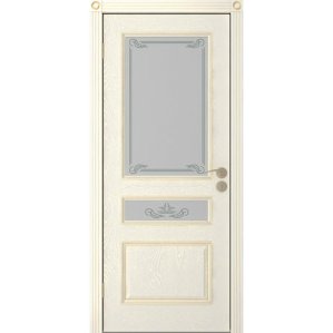 Дверь (Эмаль) Вена 20-8 эмаль крем остекленная