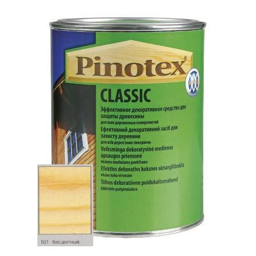 Антисептик Pinotex CLASSIC бесцветный для наружных работ  2,7л