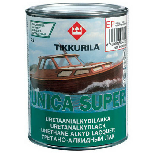 Лак яхтный Уника супер Тиккурила п/мат 2,7л (зеленая)